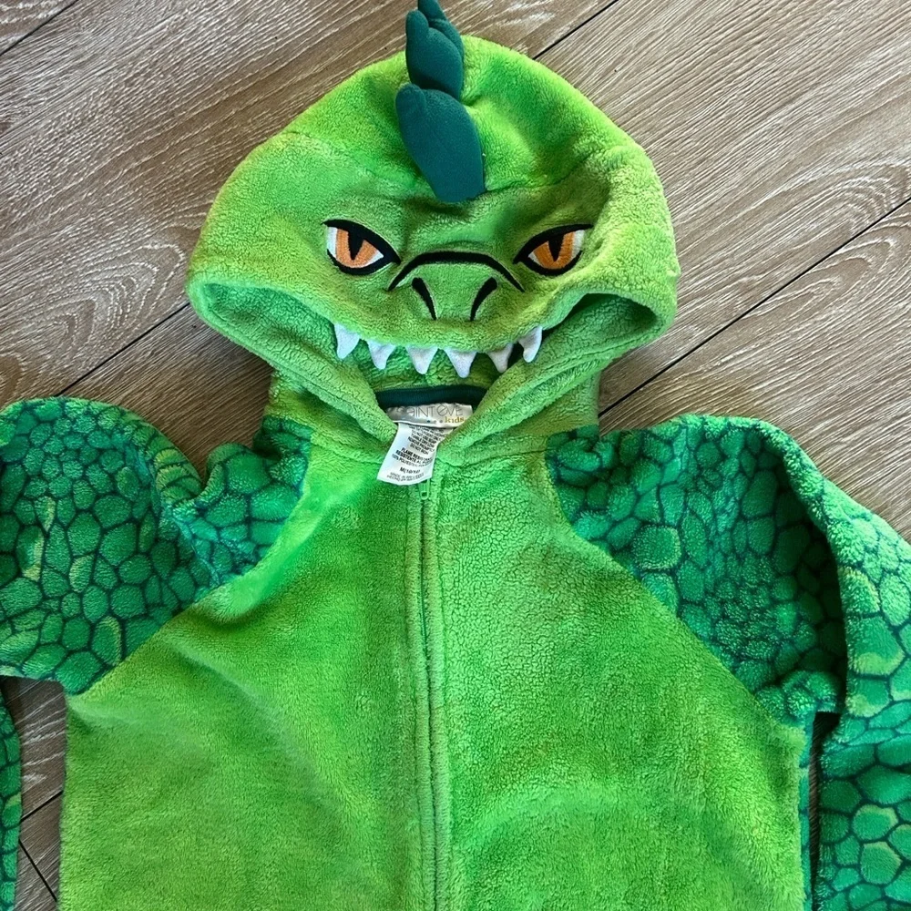 Bundle Carter's Green Dinosaur and Blue Camouflage Footies